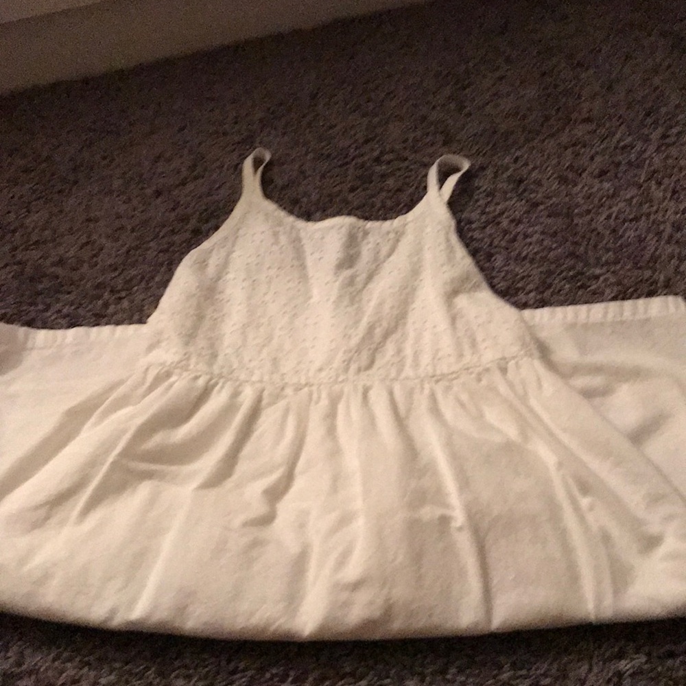 white summer dress